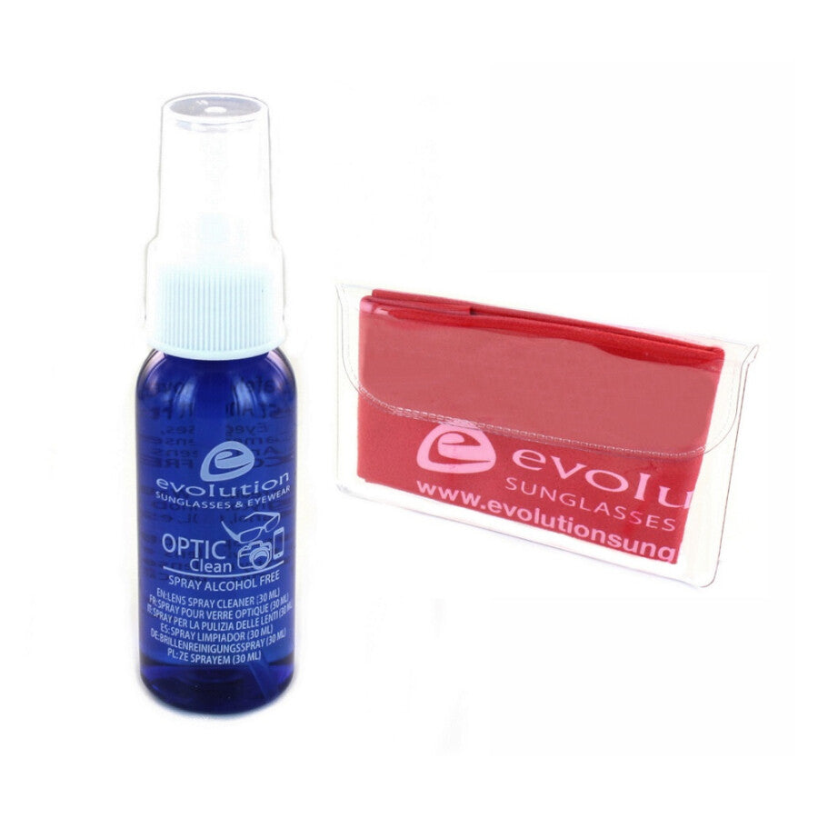 Evolution Lens &amp; Screen cleaning pack, Lens &amp; screen cleaning spray (30ml) with cloth