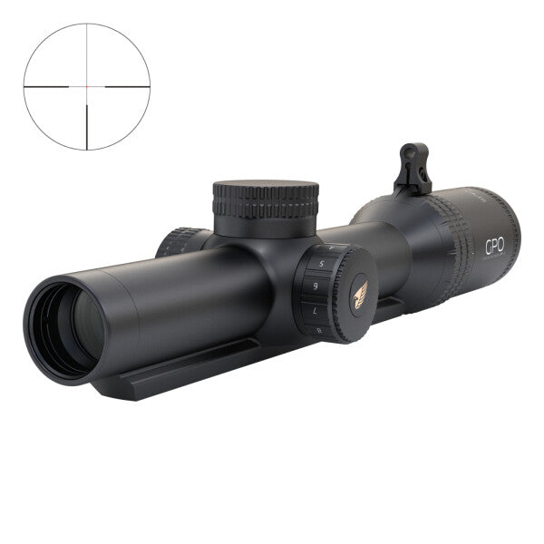 GPO RS Spectra 6 1-6x24i, ZM-Rail, 30mm, G4i FiberDot Reticle