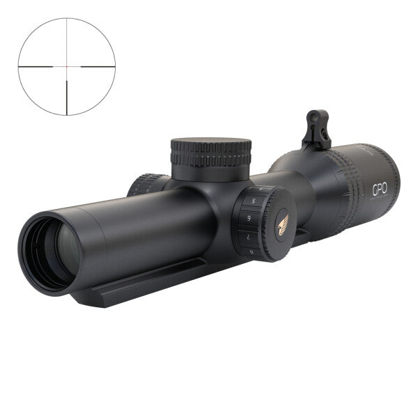 GPO RS Spectra 8 1-8x24i, ZM-Rail, 30mm, G4i FiberDot Reticle