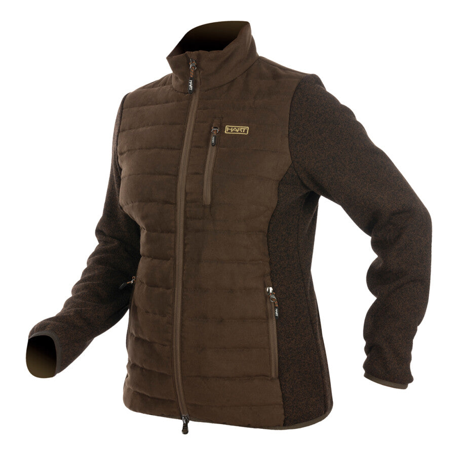 Hart Ladies Hybrid Jacket Montaraz-J, Brown