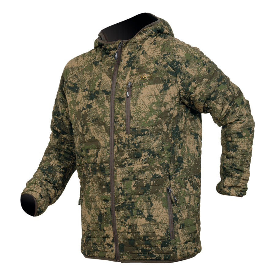 Hart Mens Hoodie Jacket Osma-J Pixel Forest