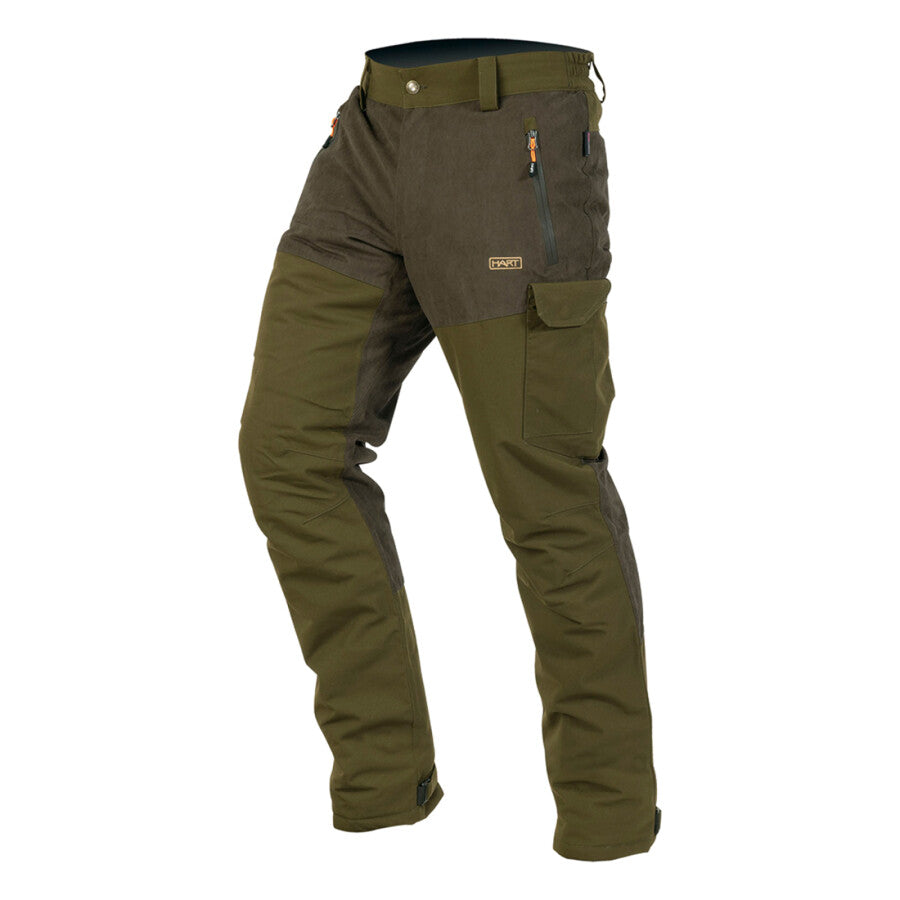 Hart Mens Trousers Taunus XHP-TW, Dark Olive