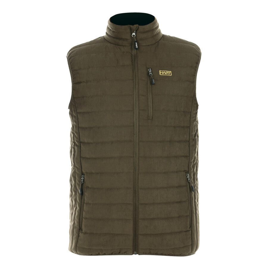 Hart Mens Vest Valier-V, Dark Olive