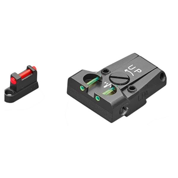 LPA Adj. Sight Set (Fibre Optic) CZ
