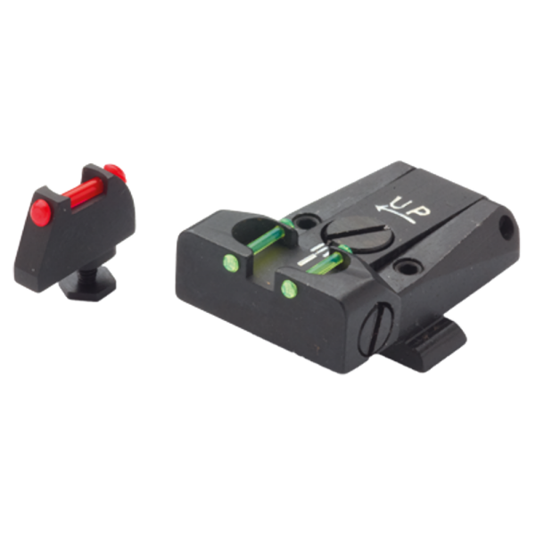 LPA Adj. Sight Set (Fibre Optic) Glock 17 to 48 (X included)