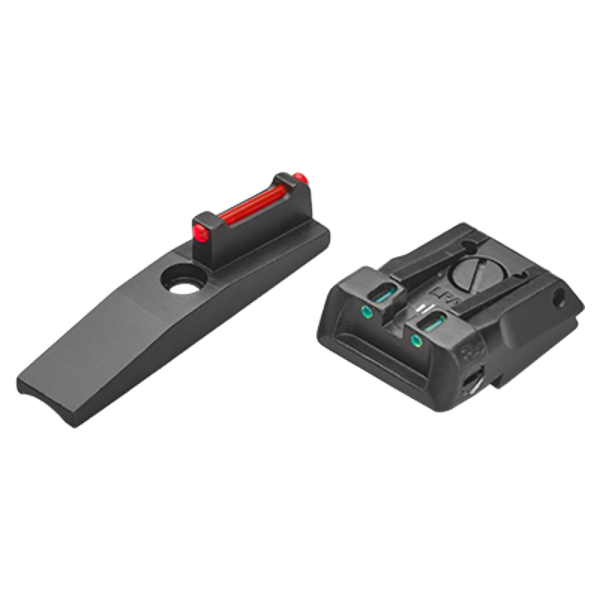 LPA Carry Sight Set (Fibre Optic) Ruger Mark IV 22/45L.