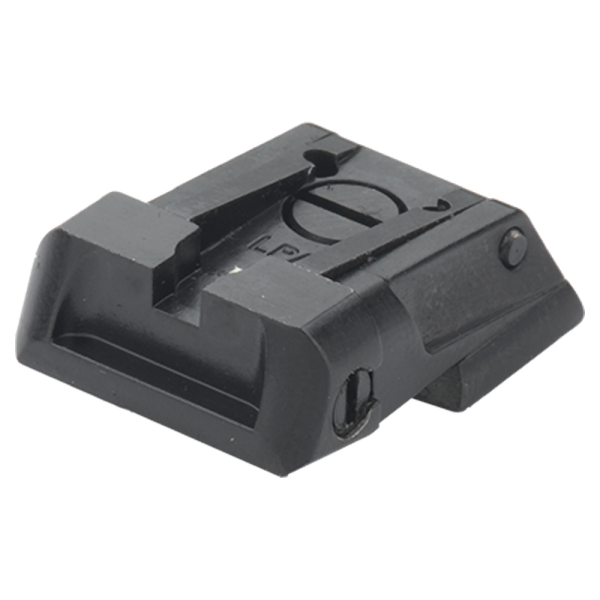 LPA Pro Adj. Rear Sight (Black) Colt XSE/STI Tactical/Novak Cut Compatible