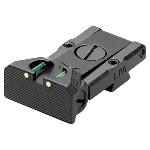 LPA Pro Adj. Rear Sight (Fibre Optic) Bomar Cut
