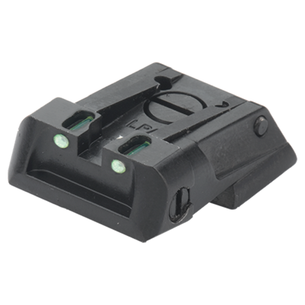 LPA Pro Adj. Rear Sight (Fibre Optic) Colt XSE/STI Tactical/Novak Cut Compatible