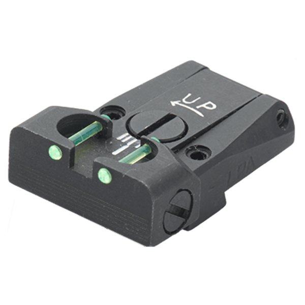 LPA Pro Adj. Rear Sight (Fibre Optic) Walther Q5 Match SF, Black Diamond SF, Q4 SF O.R. (only if replacing an adjustable sight)
