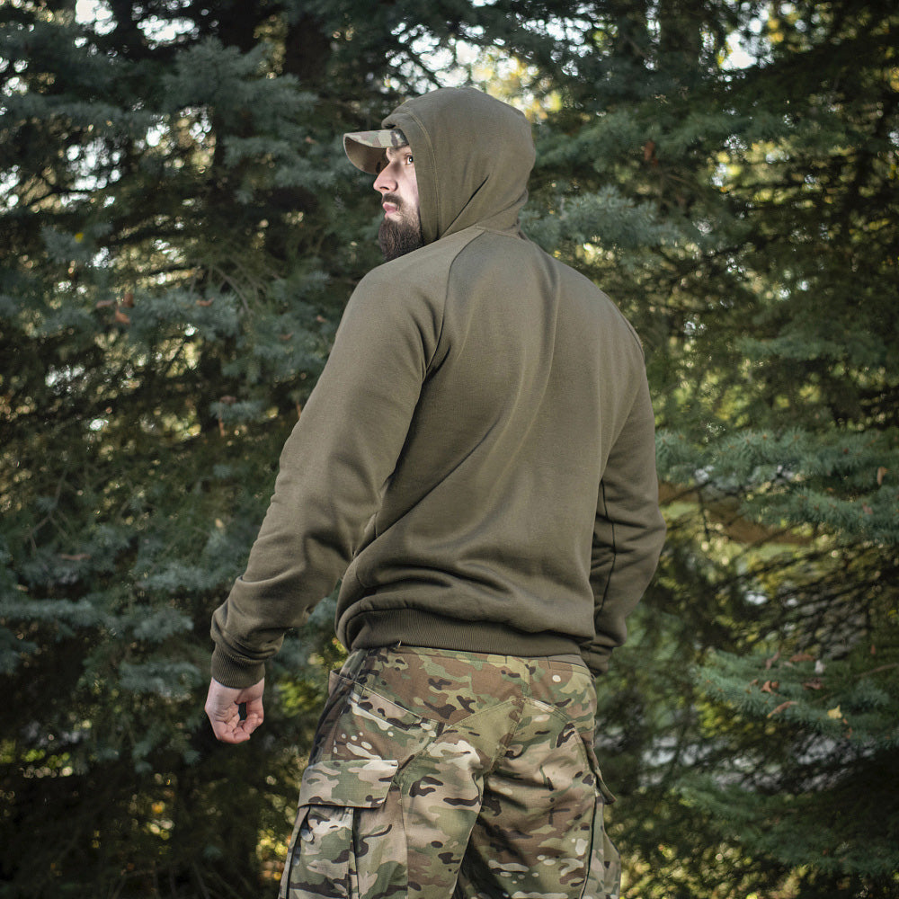 Cotton Raglan Hard Hoodie - Image 11