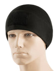 Fleece Tactical Watch Cap Beanie With Patch Panel (270g/m2) - Image 1