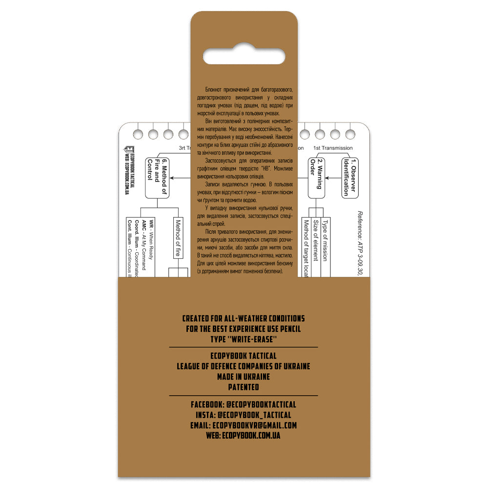 Ecopybook Tactical request for fire support (5 pcs.) - Image 3