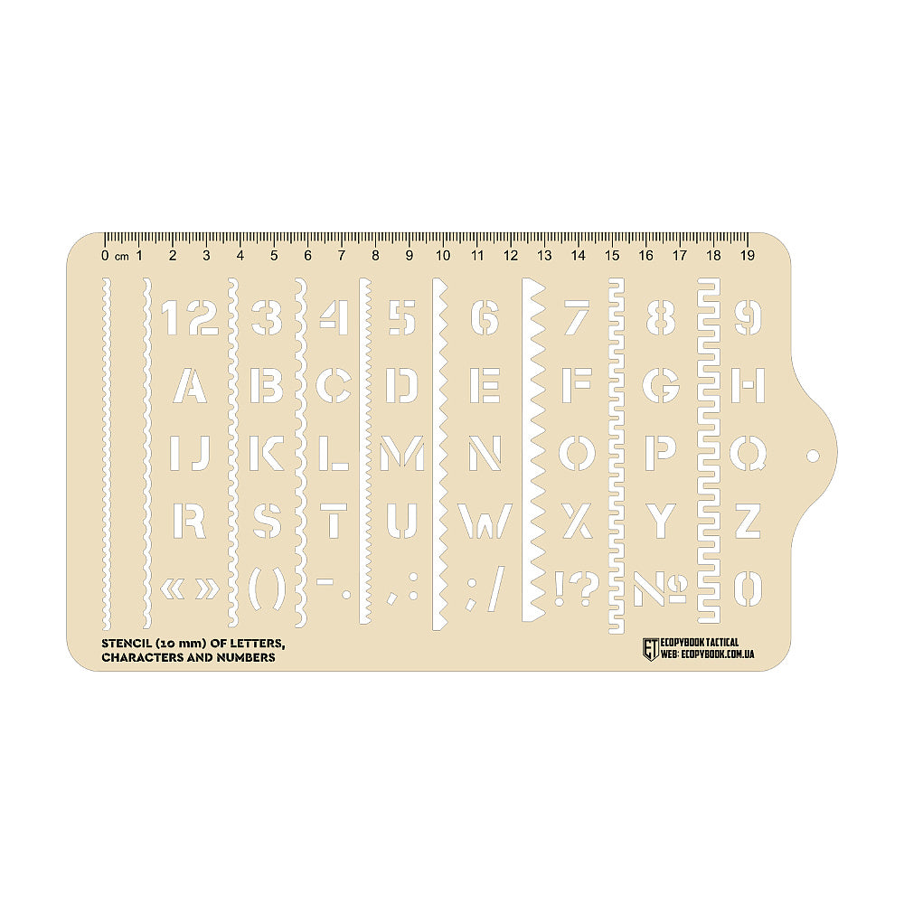 Ecopybook Tactical Stencil symbols NATO - Image 1