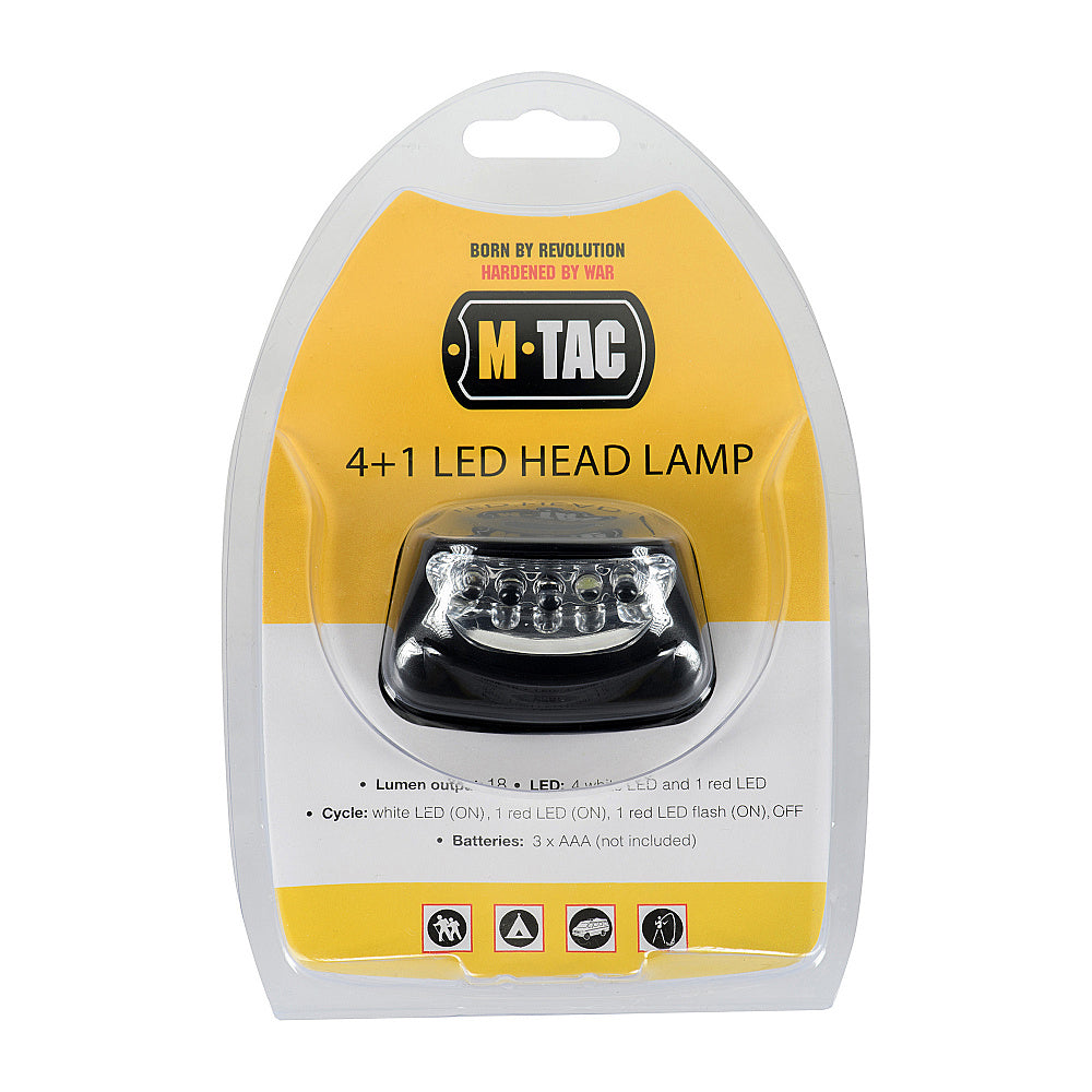 Headlamp 4+1 LED