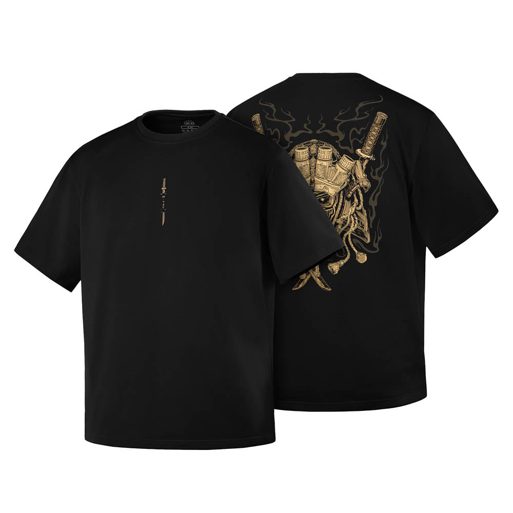 T-Shirt Gold Samurai Oversize