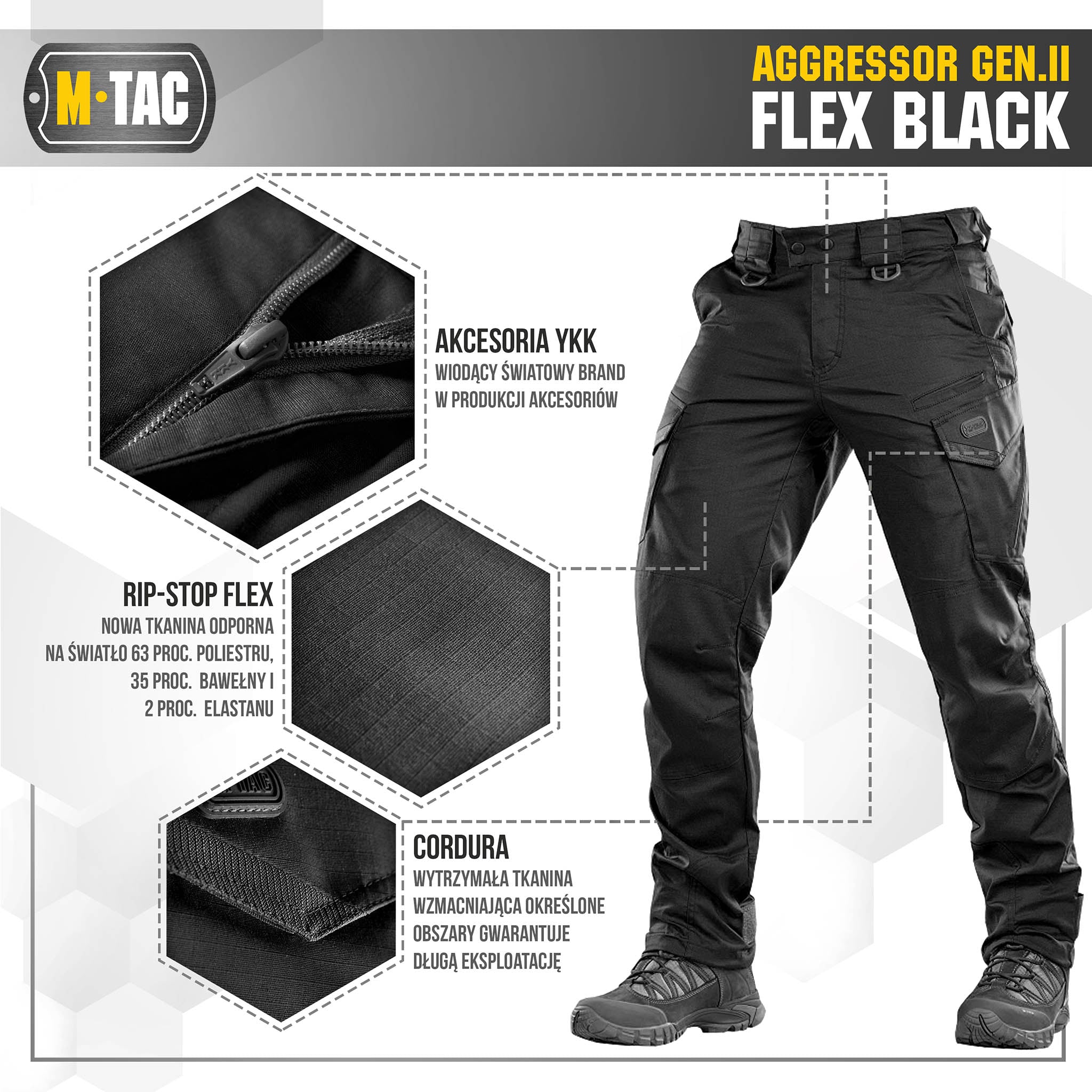 Tactical pants Aggressor Gen.II Flex - Image 3