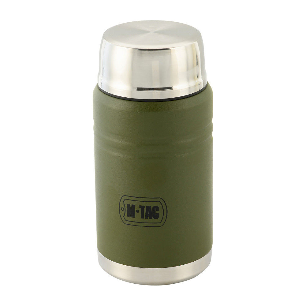 Stainless 750 ml Thermos with folding spoon - Image 1