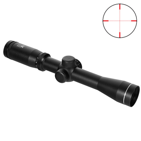 NC Star RS Pistolero 2-7x32 1", Plex IR , Long Eye Relief, incl 1" Alu Weaver Rings
