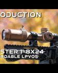 Vector Optics Forester 1-8x24 VFD-3 Zielfernrohr - Coyote FDE