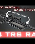 Mounting Rail Saber Tactical TRS FX Impact M4
