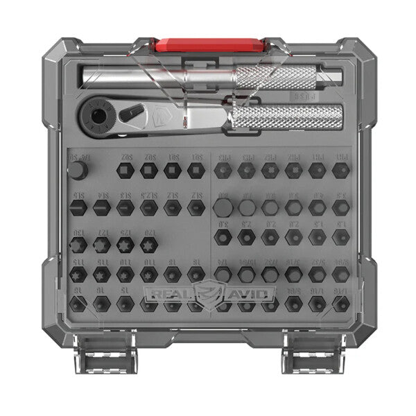 Real Avid X3 Driver Gunsmithing Bit Set, 57-Piece