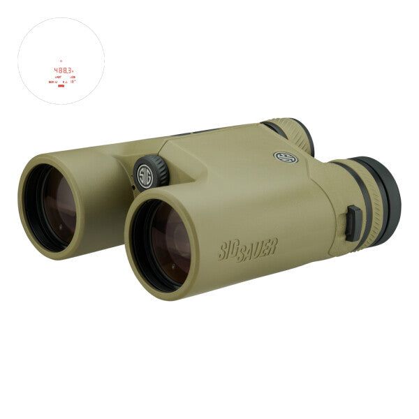 Sig Sauer BO Kilo6K HDX LRF 10x42, Red OLED, Sage Green