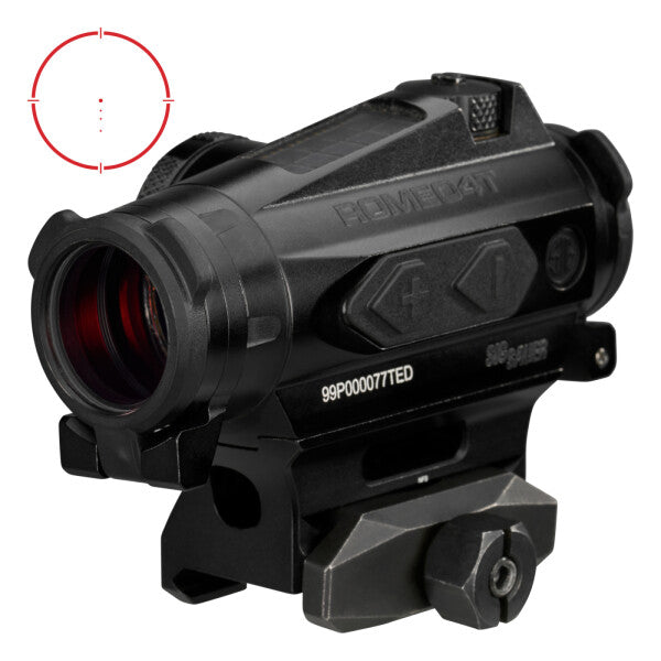 Sig Sauer RD Romeo4T 1x20, 2 MOA Ballistic Circle Dot, Hex Bolt Mount, Solar Powered