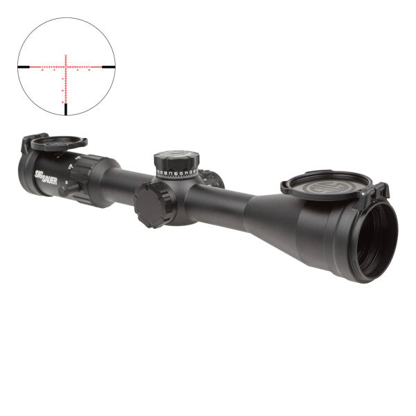 Sig Sauer RS Whiskey4, 5-20x50, 30mm, FFP, MOA Milling 2.0 IR, Locking 0.25 MOA Adjustment, Black
