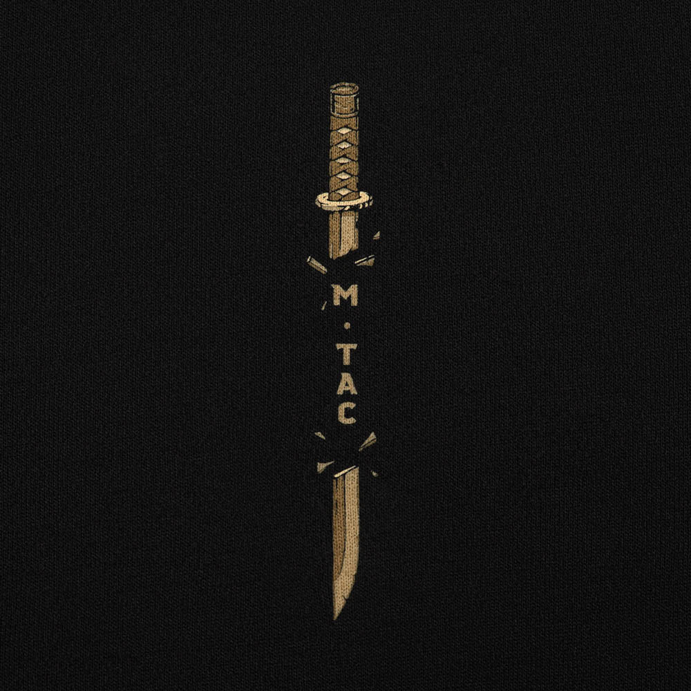 T-Shirt Gold Samurai Oversize - Image 8