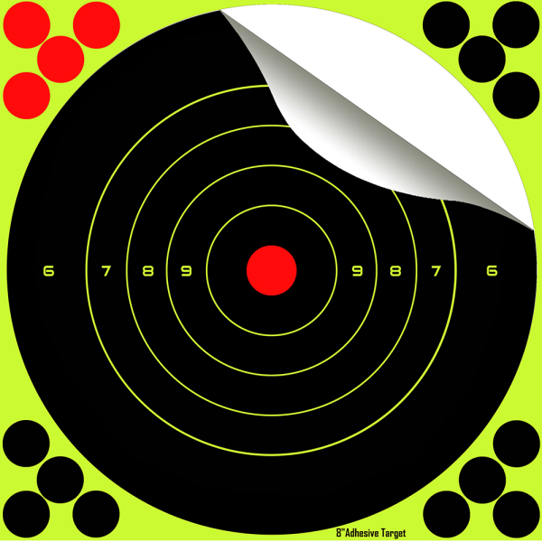 Target Sports Adhesive Splatter Burst 8" Large p/25
