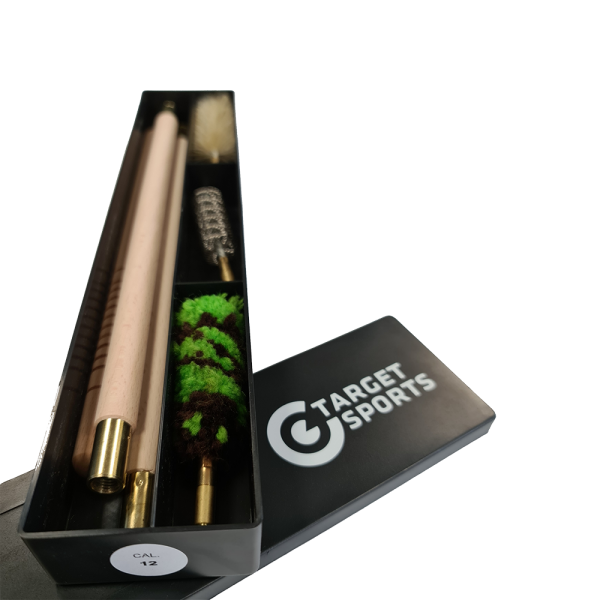 Target Sports Cleaning Kit - Shotgun 12 Cal. - 3 brushes and 3 wooden rods