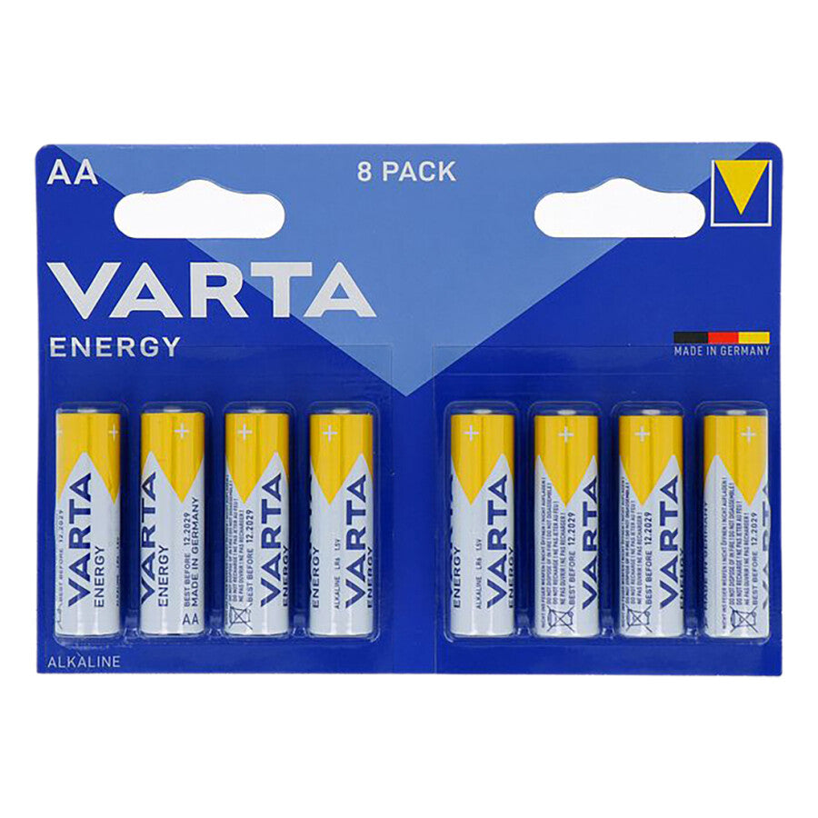 Varta Battery AA Energy Power Alkaline BP8