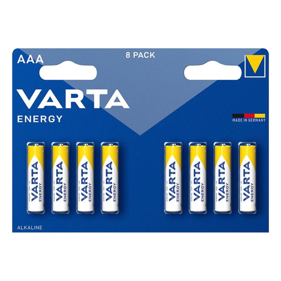 Varta Battery AAA Energy Power Alkaline BP8